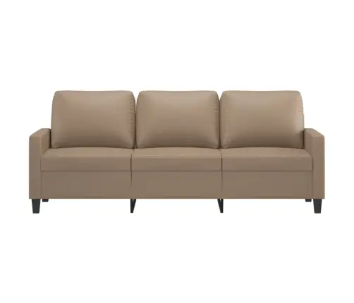 Kolmekohaline Diivan, Cappuccino, 180 cm Kunstnahk