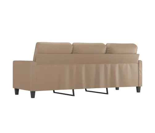 Kolmekohaline Diivan, Cappuccino, 180 cm Kunstnahk