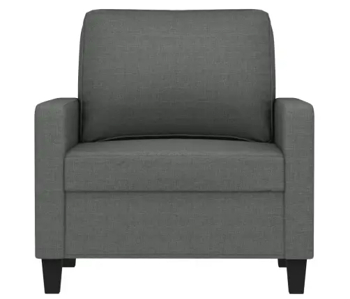 Atpūtas Krēsls, Tumši Pelēks, 60 Cm, Audums Vidaxl