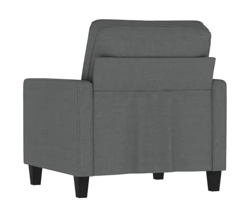 Atpūtas Krēsls, Tumši Pelēks, 60 Cm, Audums Vidaxl