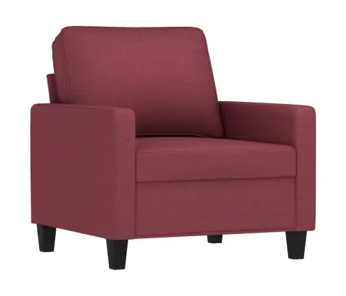 Atpūtas Krēsls, 60 Cm, Vīnsarkans Audums Vidaxl