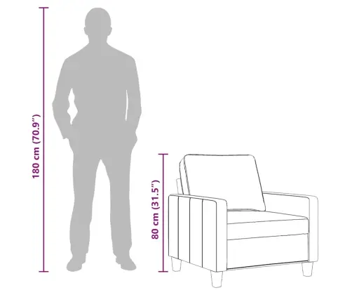 Atpūtas Krēsls, 60 Cm, Vīnsarkans Audums Vidaxl