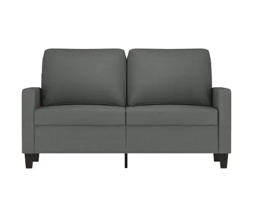 Divvietīgs Dīvāns, Tumši Pelēks Audums, 120 Cm Vidaxl