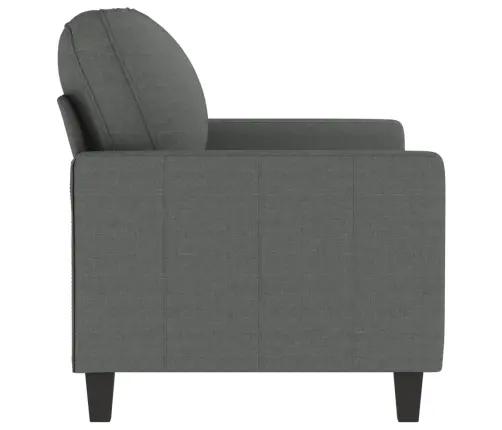 Divvietīgs Dīvāns, Tumši Pelēks Audums, 120 Cm Vidaxl
