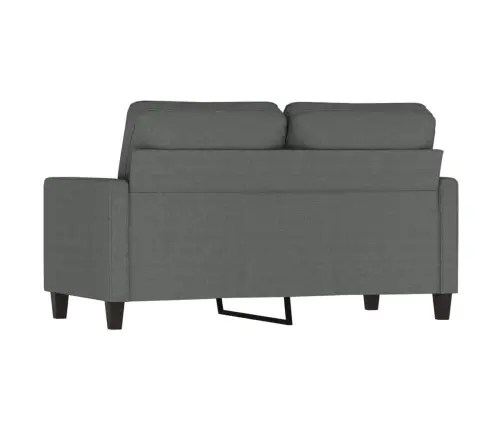 Divvietīgs Dīvāns, Tumši Pelēks Audums, 120 Cm Vidaxl
