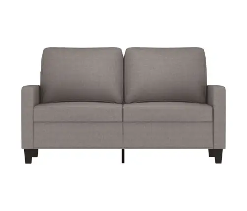 Divvietīgs Dīvāns, Pelēkbrūns Audums, 120 Cm Vidaxl