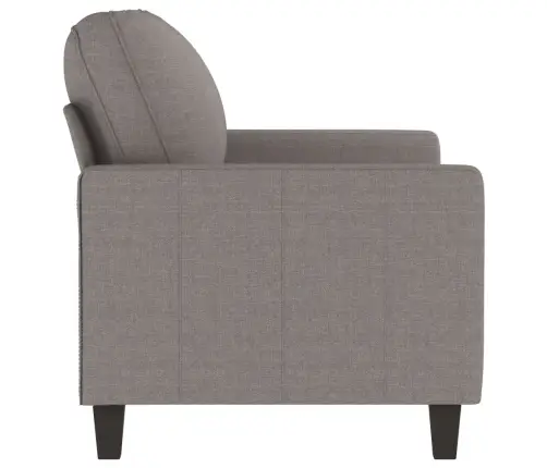 Divvietīgs Dīvāns, Pelēkbrūns Audums, 120 Cm Vidaxl