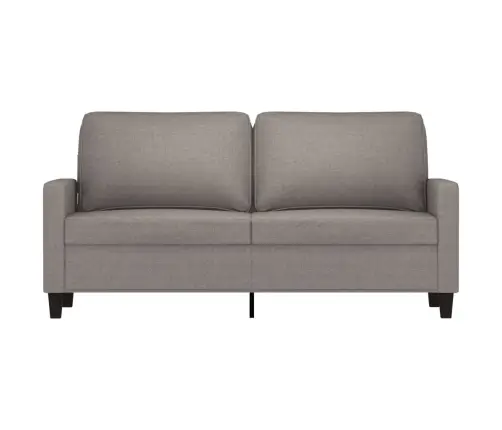 Divvietīgs Dīvāns, Pelēkbrūns Audums, 140 Cm Vidaxl