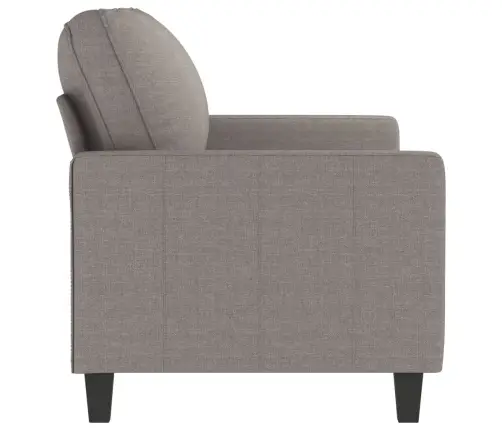 Divvietīgs Dīvāns, Pelēkbrūns Audums, 140 Cm Vidaxl