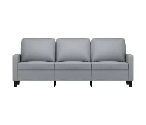 Trīsvietīgs Dīvāns, Gaiši Pelēks Audums, 180 Cm Vidaxl