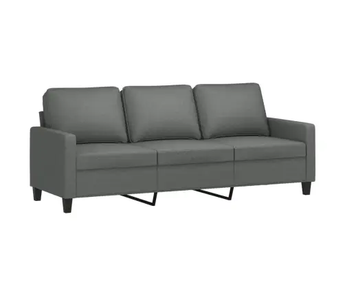 Trīsvietīgs Dīvāns, Tumši Pelēks Audums, 180 Cm Vidaxl