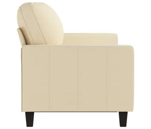 Trīsvietīgs Dīvāns, Krēmkrāsas Audums, 180 Cm Vidaxl