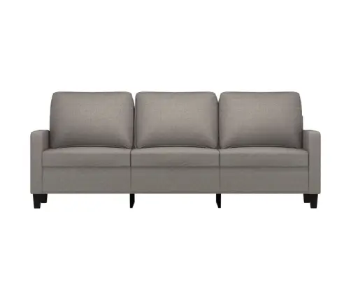 Trīsvietīgs Dīvāns, Pelēkbrūns Audums, 180 Cm Vidaxl