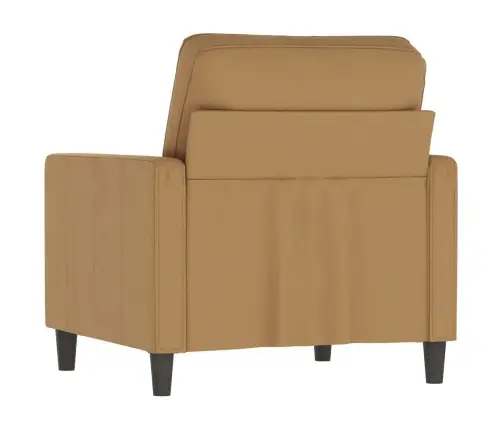 Atpūtas Krēsls, Brūns, 60 Cm, Samts Vidaxl