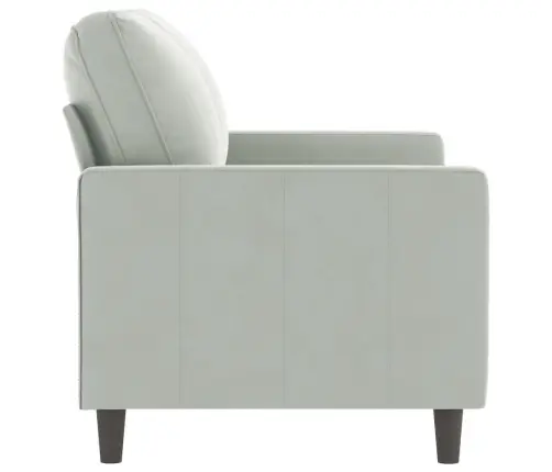 2-Kohaline Diivan, Helehall, 120 cm Samet