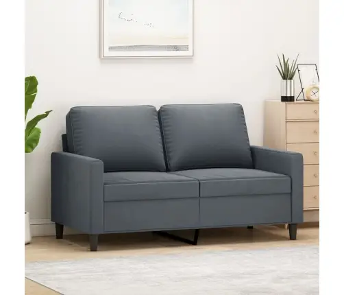 2-Kohaline Diivan, Tumehall, 120 cm Samet