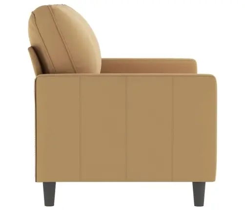 Dvivietė Sofa, Rudos Spalvos, 120cm Aksomas