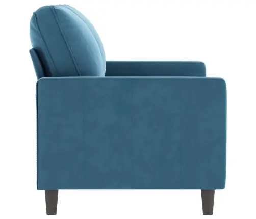 Divvietīgs Dīvāns, Zils, 120 Cm, Samts Vidaxl