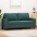 Dvivietė Sofa, Tamsiai Žalios Spalvos, 140cm Aksomas