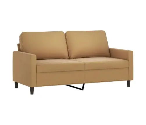 Divvietīgs Dīvāns, Brūns, 140 Cm, Samts Vidaxl