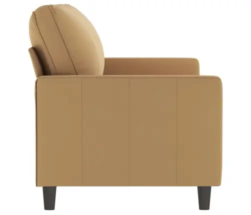 Divvietīgs Dīvāns, Brūns, 140 Cm, Samts Vidaxl