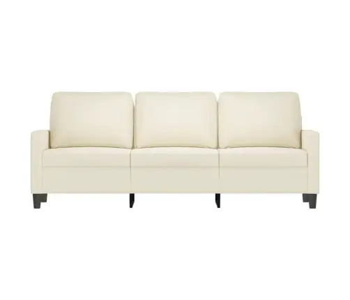 3-Kohaline Diivan, Kreemjas, 180 cm Samet