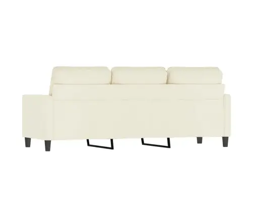 3-Kohaline Diivan, Kreemjas, 180 cm Samet