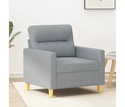 Krėslas, Šviesiai Pilkos Spalvos, 60cm Audinys