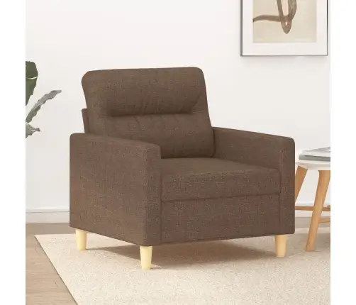 Krėslas, Rudos Spalvos, 60cm Audinys