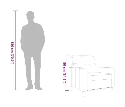 Atpūtas Krēsls, 60 Cm, Vīnsarkans Audums Vidaxl