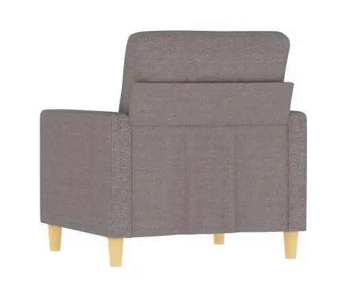 Atpūtas Krēsls, Pelēkbrūns, 60 Cm, Audums Vidaxl