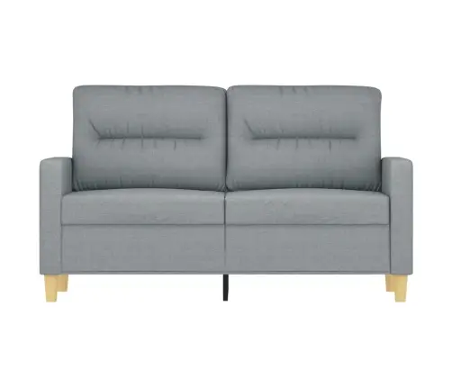 Divvietīgs Dīvāns, Gaiši Pelēks, 120 Cm, Audums Vidaxl