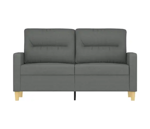 Divvietīgs Dīvāns, Tumši Pelēks Audums, 120 Cm Vidaxl