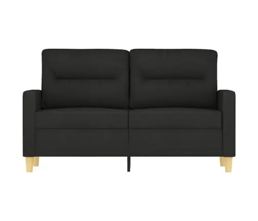 Divvietīgs Dīvāns, Melns Audums, 120 Cm Vidaxl