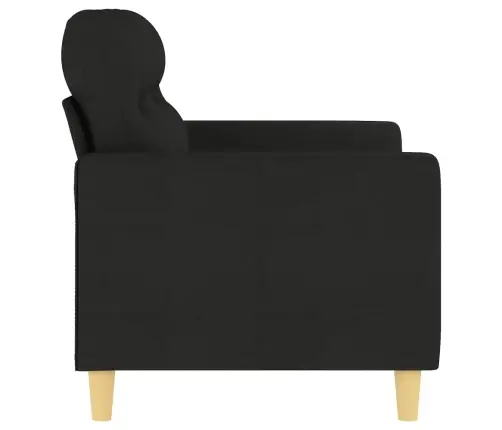 Divvietīgs Dīvāns, Melns Audums, 120 Cm Vidaxl