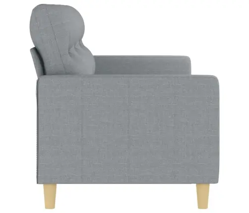 Trīsvietīgs Dīvāns, Gaiši Pelēks Audums, 180 Cm Vidaxl