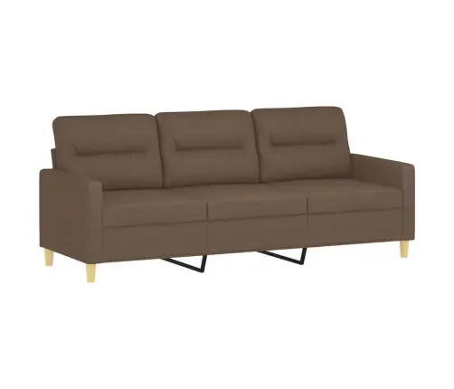 Trivietė Sofa, Rudos Spalvos, 180cm Audinys