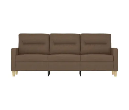 Trivietė Sofa, Rudos Spalvos, 180cm Audinys