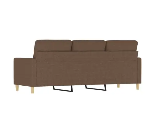 Trivietė Sofa, Rudos Spalvos, 180cm Audinys