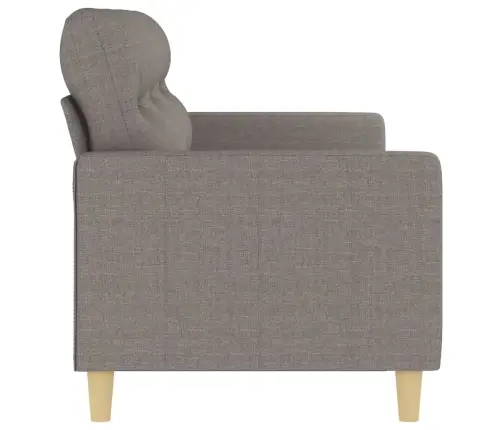 Trīsvietīgs Dīvāns, Pelēkbrūns Audums, 180 Cm Vidaxl