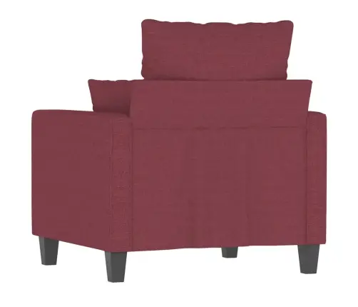 Atpūtas Krēsls, 60 Cm, Vīnsarkans Audums Vidaxl