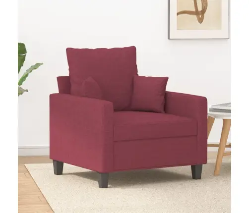 Atpūtas Krēsls, 60 Cm, Vīnsarkans Audums Vidaxl