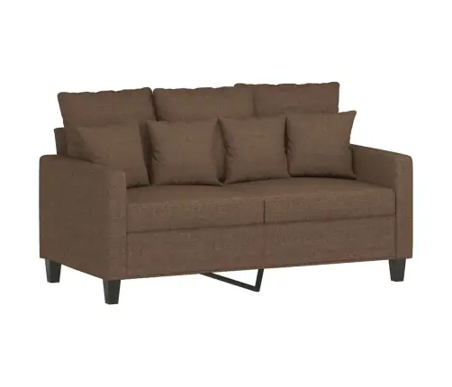 Dvivietė Sofa, Rudos Spalvos, 120cm Audinys