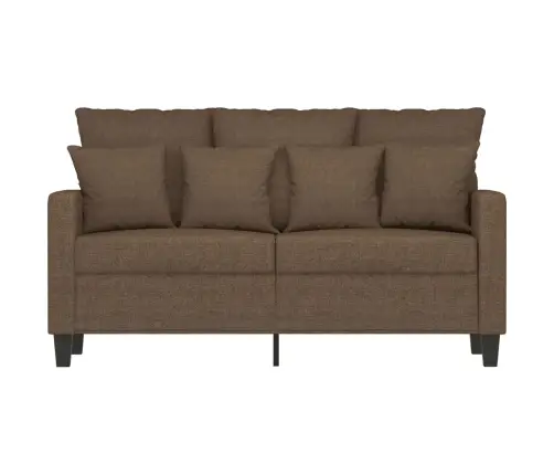 Dvivietė Sofa, Rudos Spalvos, 120cm Audinys