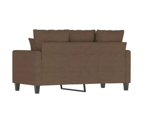 Dvivietė Sofa, Rudos Spalvos, 120cm Audinys
