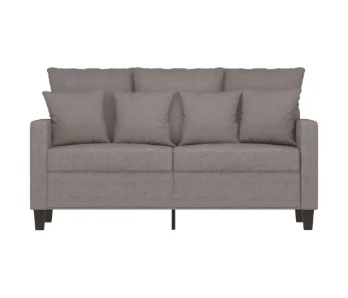 Divvietīgs Dīvāns, Pelēkbrūns Audums, 120 Cm Vidaxl