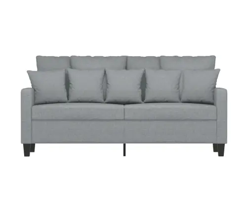 Divvietīgs Dīvāns, Tumši Pelēks Audums, 140 Cm Vidaxl