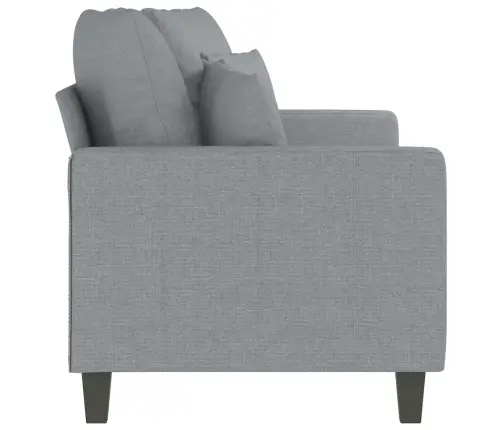 Divvietīgs Dīvāns, Tumši Pelēks Audums, 140 Cm Vidaxl