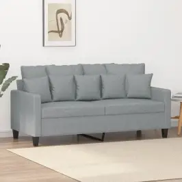 Divvietīgs Dīvāns, Tumši Pelēks Audums, 140 Cm Vidaxl Divvietīgs Dīvāns, Tumši Pelēks Audums, 140 Cm Vidaxl