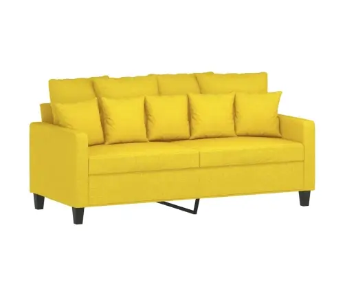 2-Kohaline Diivan, Helekollane , 140 cm Kangas